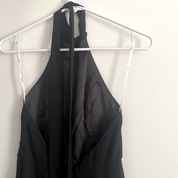 Black Halter Maxi Dress - Picture 4 of 6